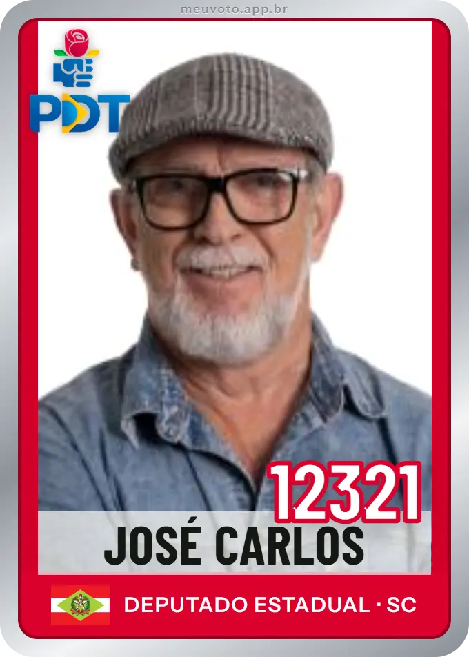 Carta de José Carlos, número 12321, PDT