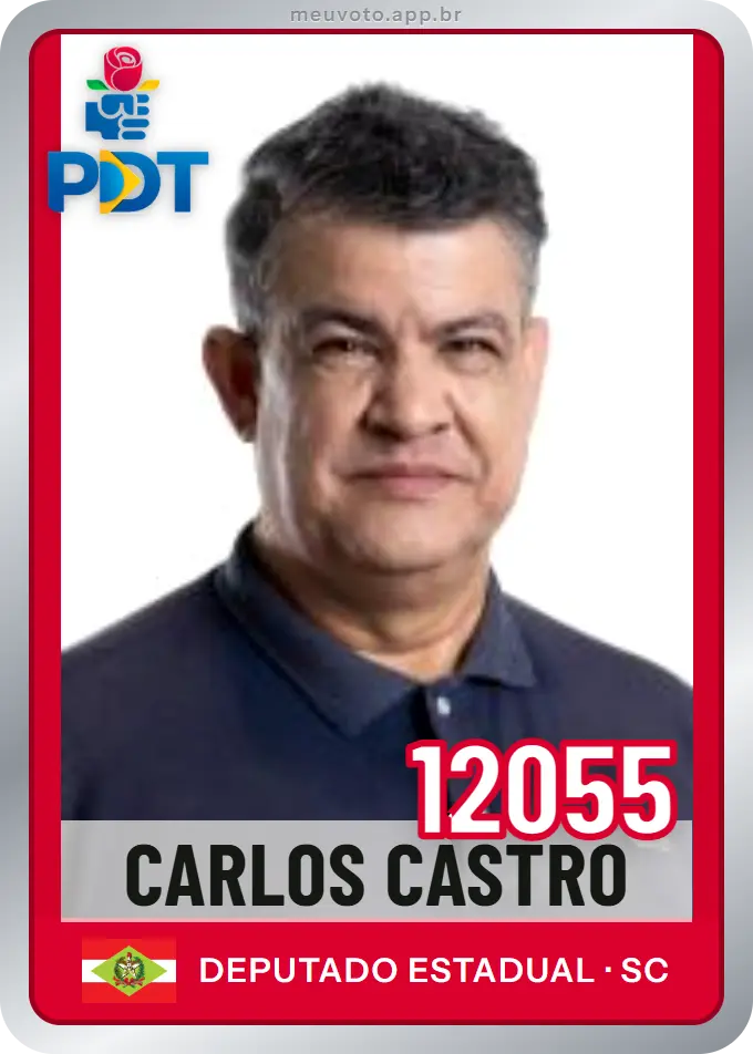 Carta de Carlos Castro, número 12055, PDT