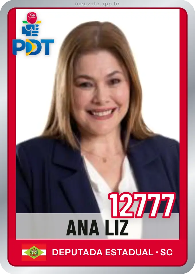 Carta de Ana Liz, número 12777, PDT