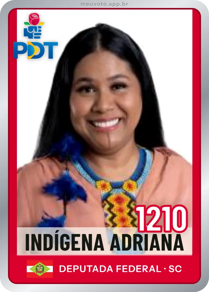 Carta de Indígena Adriana, número 1210, PDT