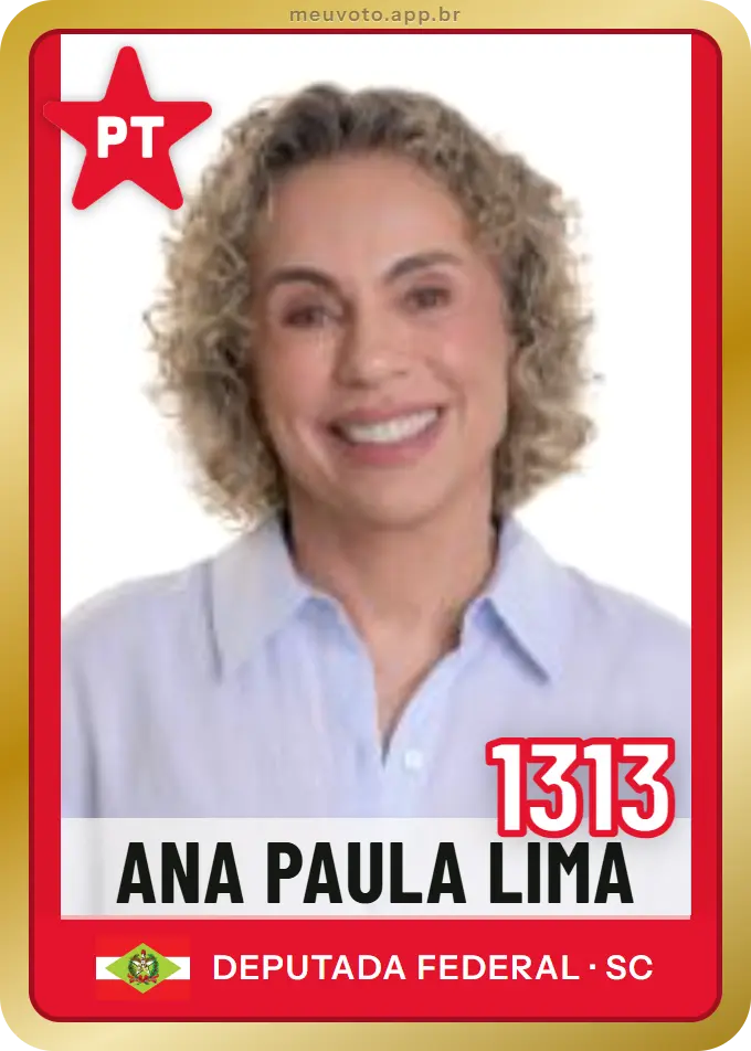 Carta de Ana Paula Lima, número 1313, PT