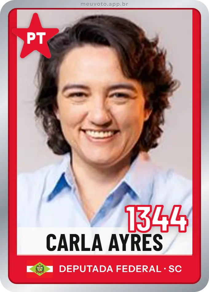 Carta de Carla Ayres, número 1344, PT
