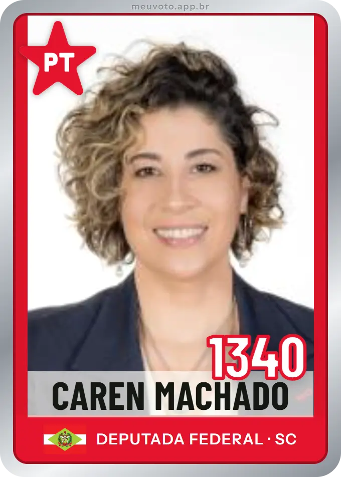 Carta de Caren Machado, número 1340, PT