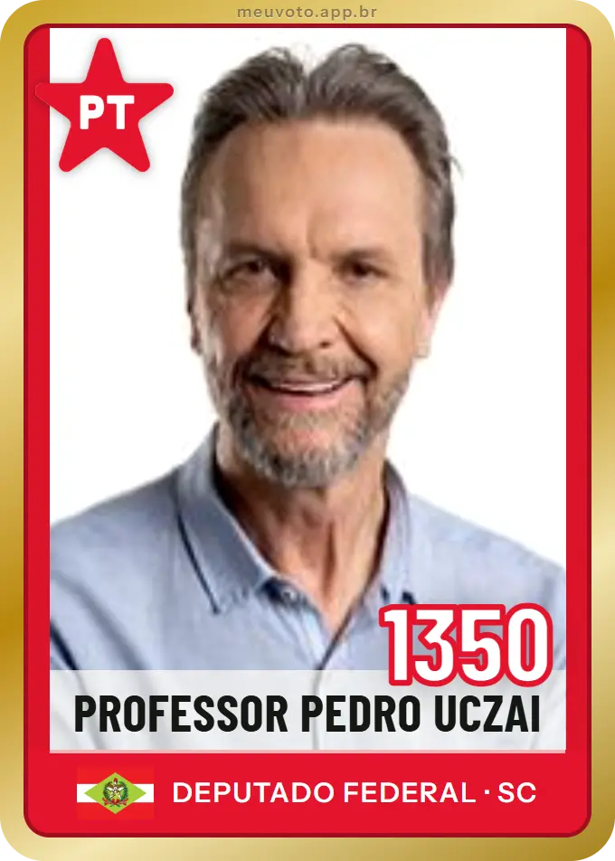 Carta de Professor Pedro Uczai, número 1350, PT