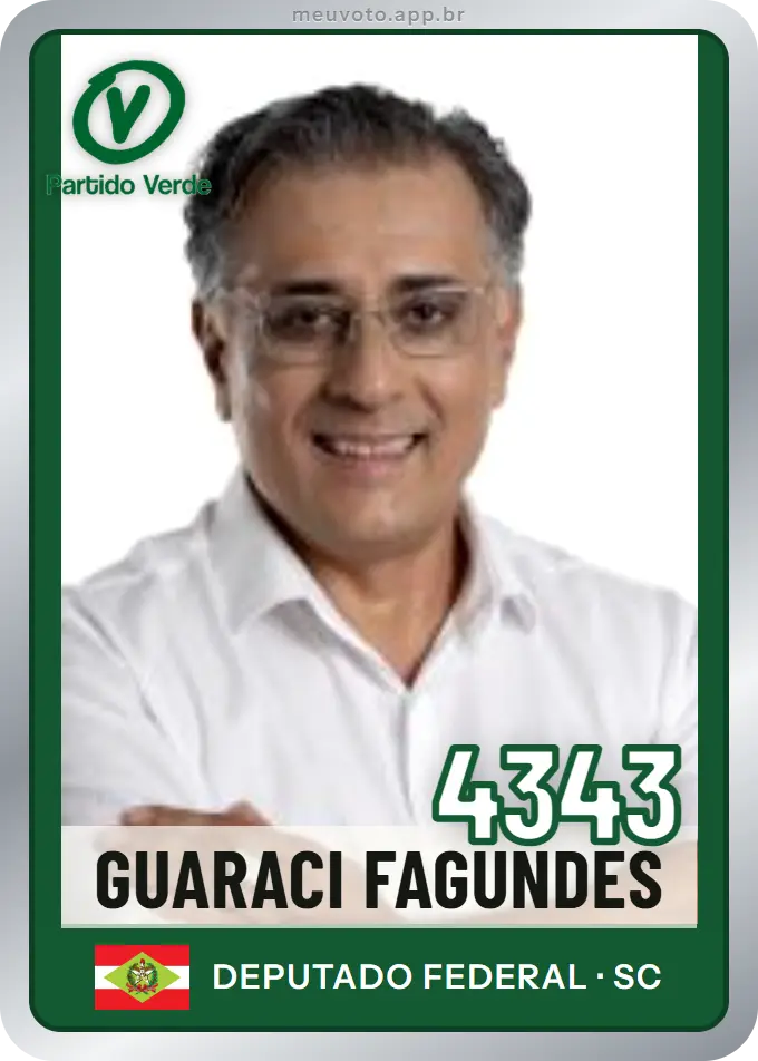 Carta de Guaraci Fagundes, número 4343, PV