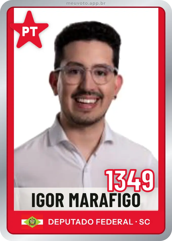 Carta de Igor Marafigo, número 1349, PT