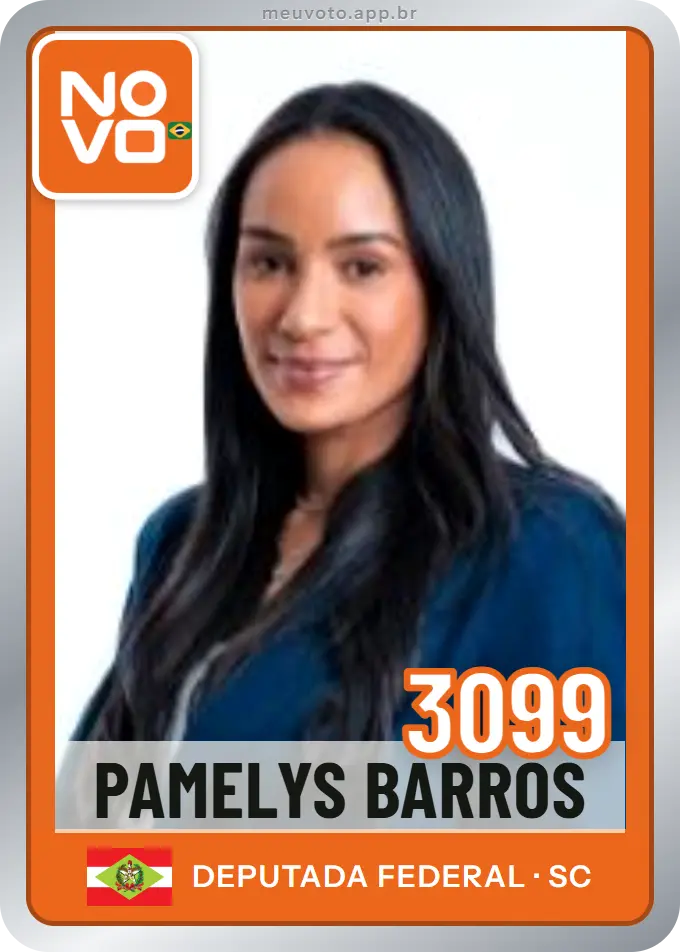Carta de Pamelys Barros, número 3099, Novo