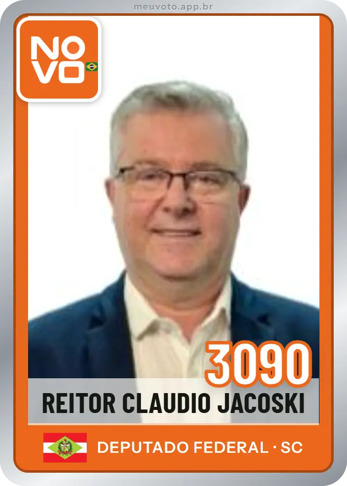 Carta de Reitor Claudio Jacoski, número 3090, Novo