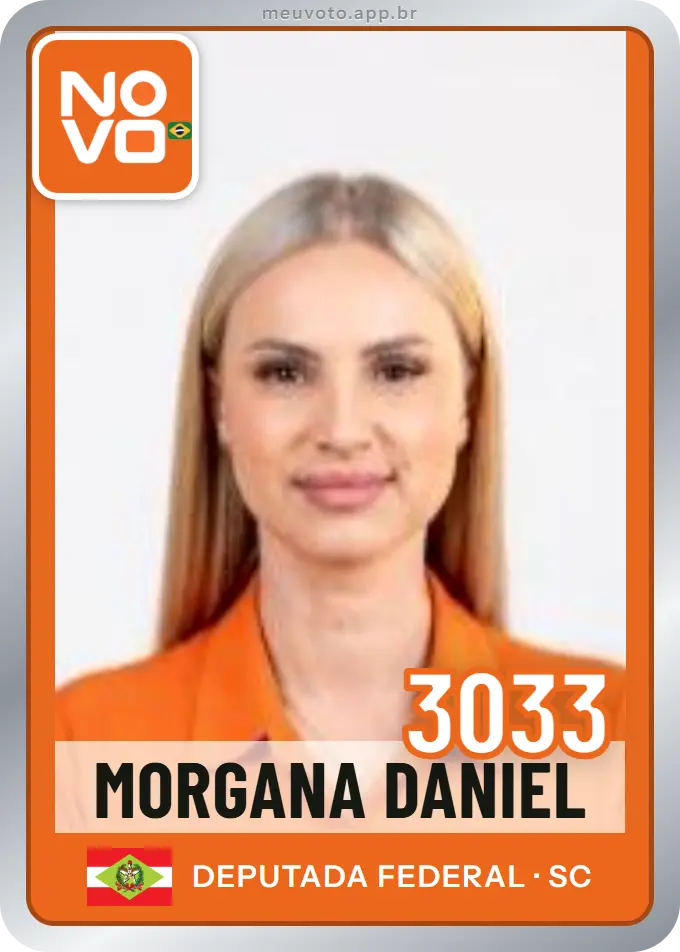 Carta de Morgana Daniel, número 3033, Novo