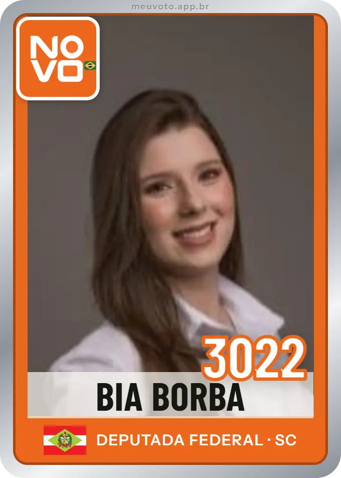 Carta de Bia Borba, número 3022, Novo