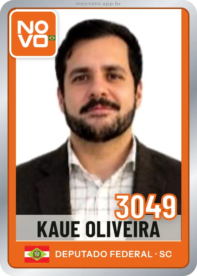 Carta de Kaue Oliveira, número 3049, Novo