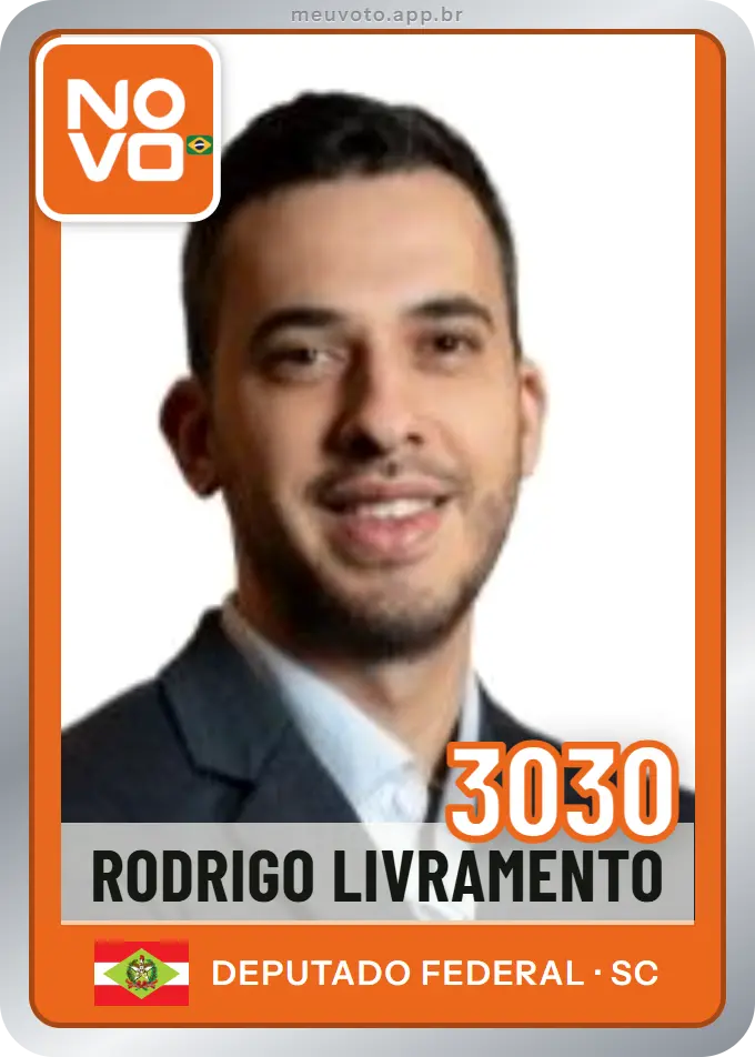 Carta de Rodrigo Livramento, número 3030, Novo