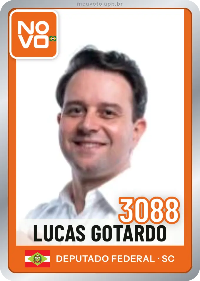 Carta de Lucas Gotardo, número 3088, Novo