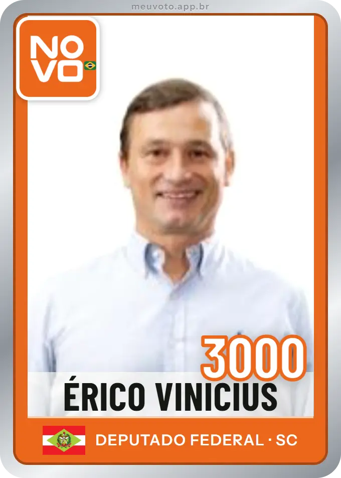 Carta de Érico Vinicius, número 3000, Novo