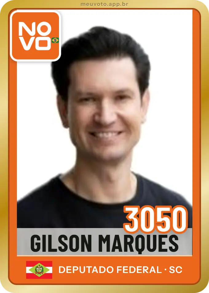 Carta de Gilson Marques, número 3050, Novo