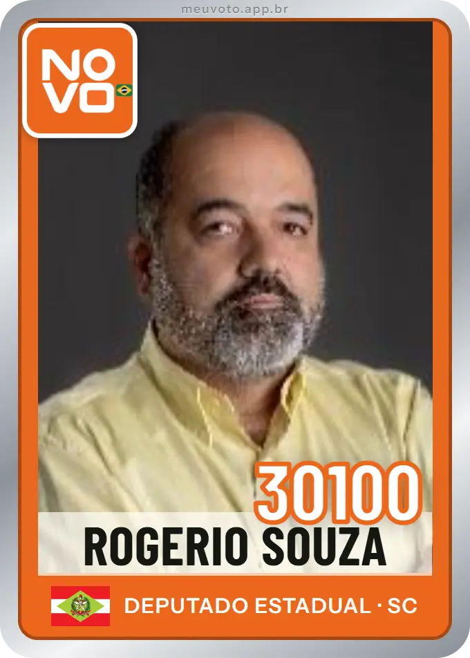 Carta de Rogerio Souza, número 30100, Novo