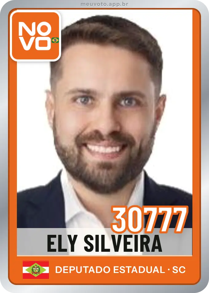 Carta de Ely Silveira, número 30777, Novo