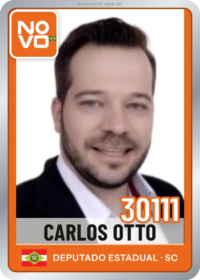 Carta de Carlos Otto, número 30111, Novo