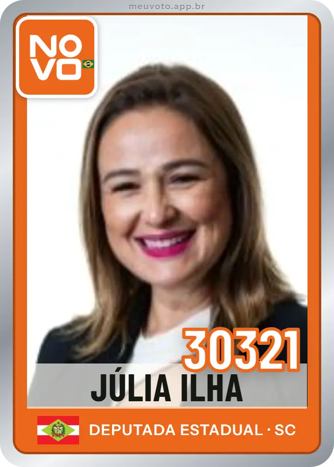 Carta de Júlia Ilha, número 30321, Novo