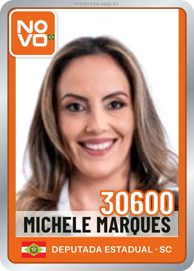Carta de Michele Marques, número 30600, Novo