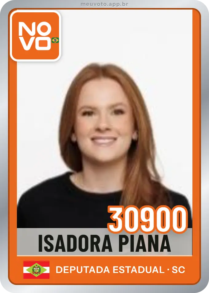 Carta de Isadora Piana, número 30900, Novo