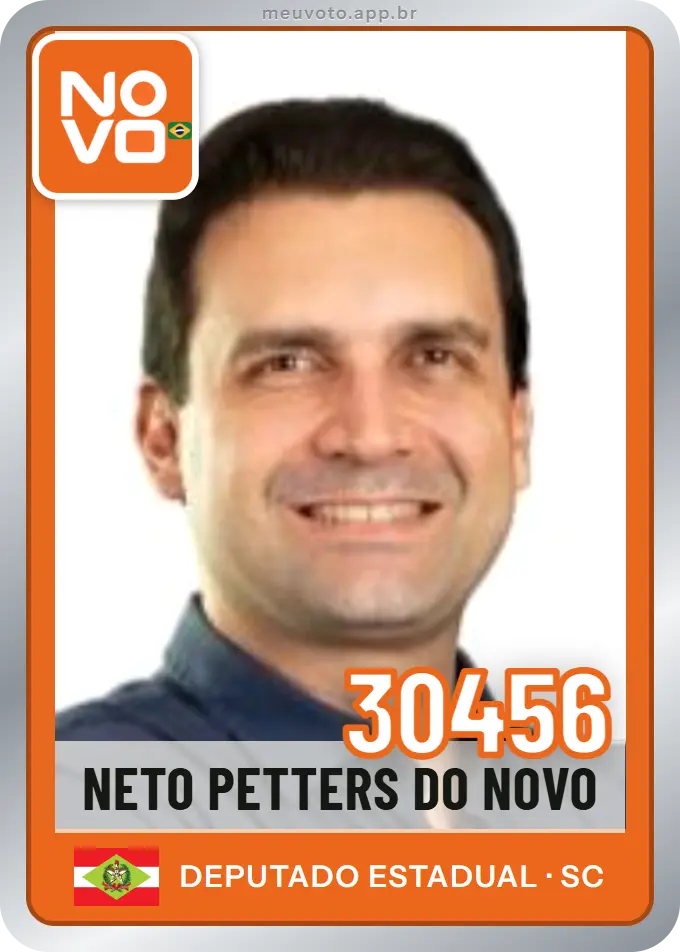 Carta de Neto Petters do Novo, número 30456, Novo