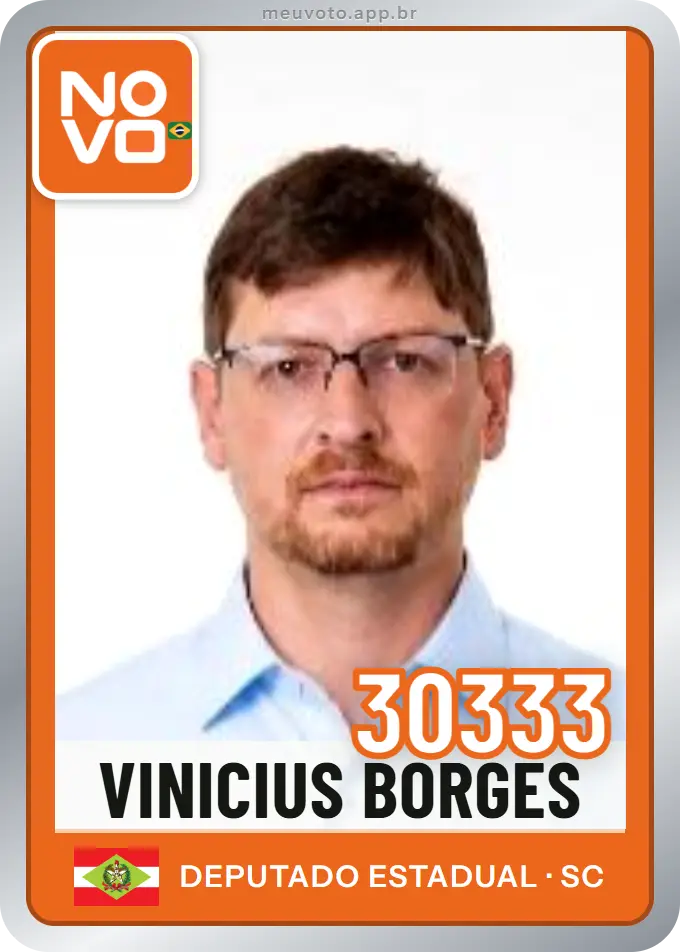 Carta de Vinicius Borges, número 30333, Novo