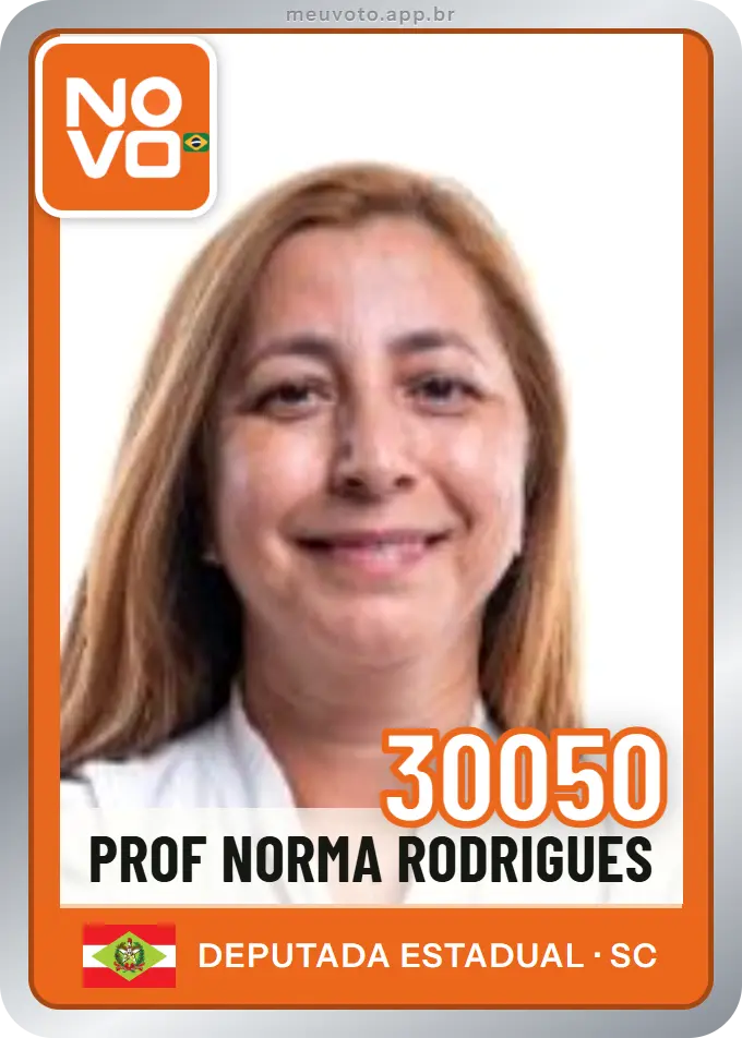 Carta de Prof Norma Rodrigues, número 30050, Novo