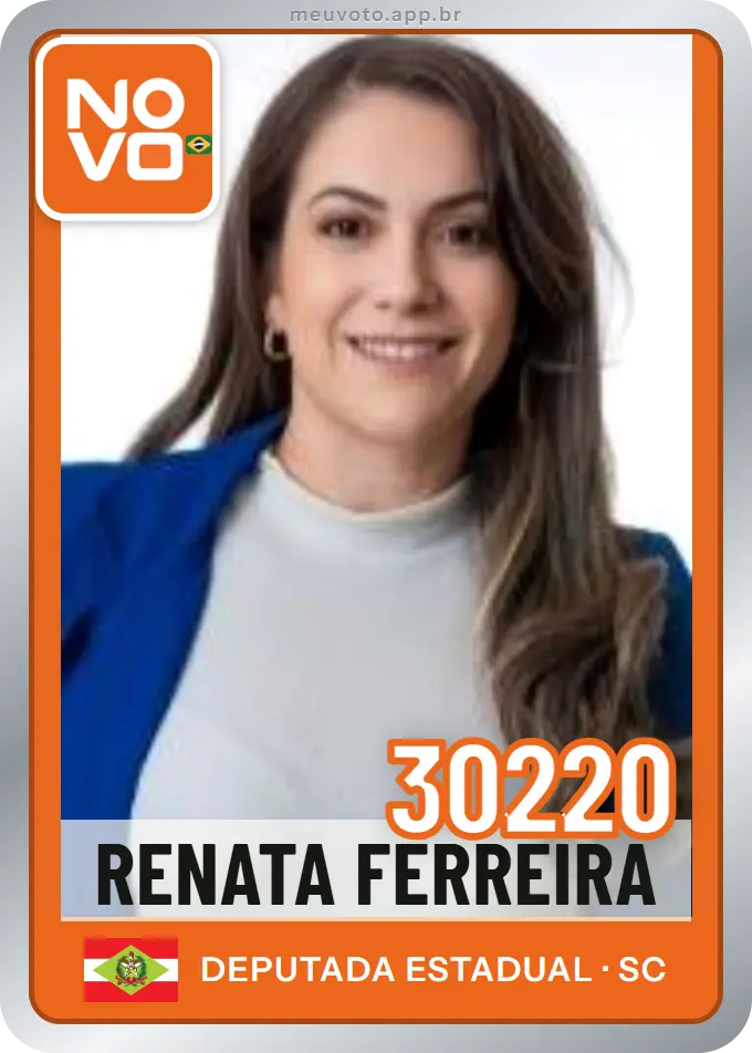 Carta de Renata Ferreira, número 30220, Novo