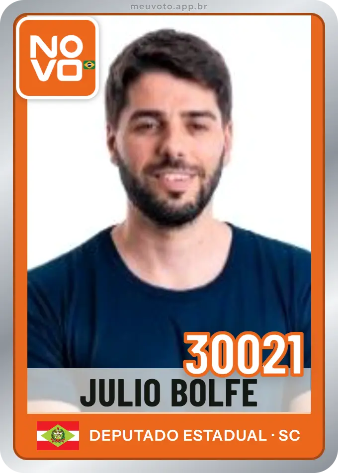 Carta de Julio Bolfe, número 30021, Novo