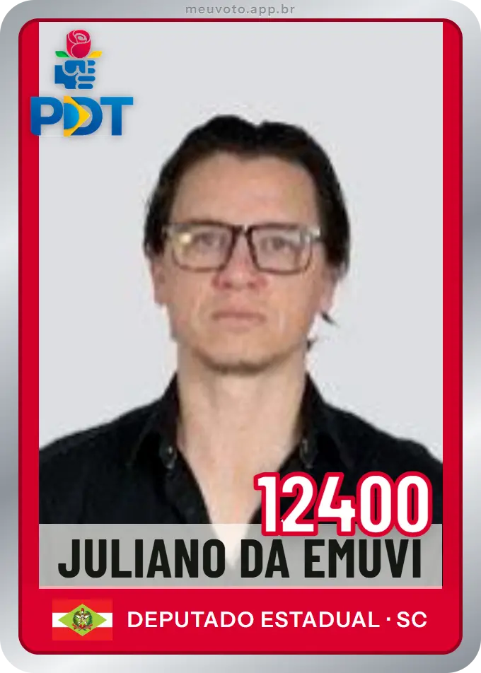 Carta de Juliano da Emuvi, número 12400, PDT