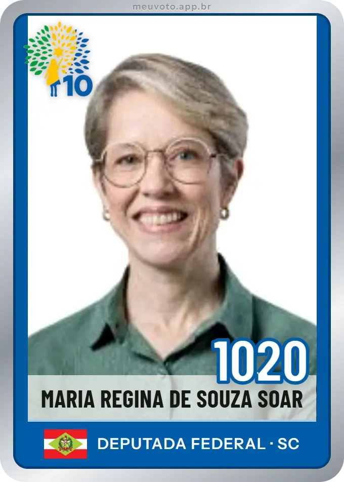 Carta de Maria Regina de Souza Soar, número 1020, Republicanos