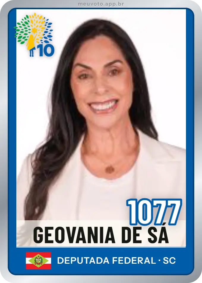 Carta de Geovania de Sá, número 1077, Republicanos