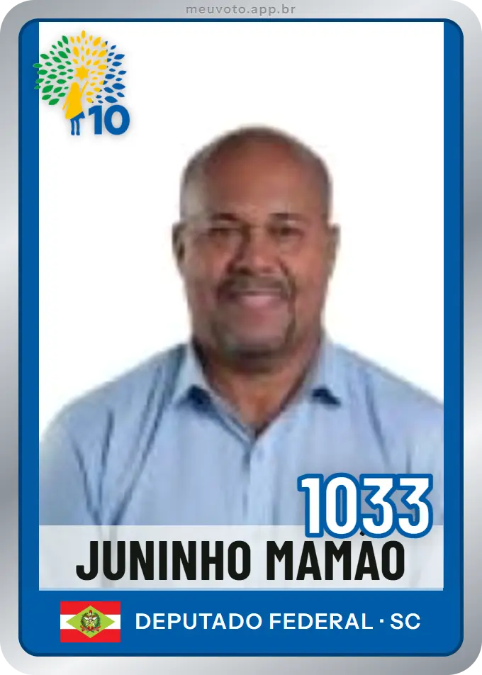 Carta de Juninho Mamão, número 1033, Republicanos
