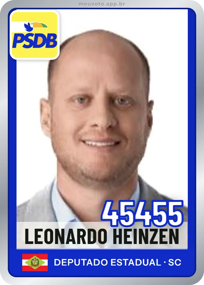 Carta de Leonardo Heinzen, número 45455, PSDB