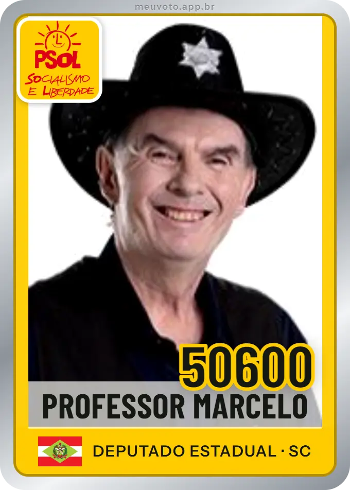 Carta de Professor Marcelo, número 50600, PSOL