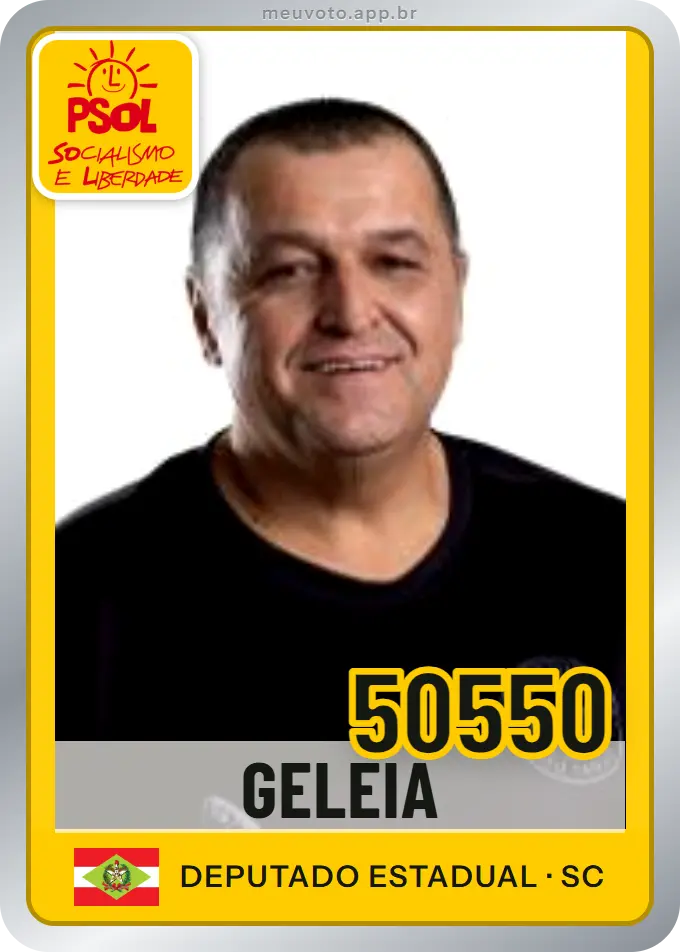 Carta de Geleia, número 50550, PSOL