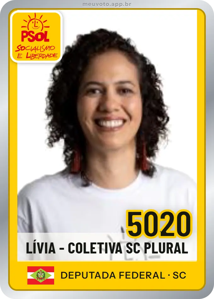 Carta de Lívia - Coletiva Sc Plural, número 5020, PSOL