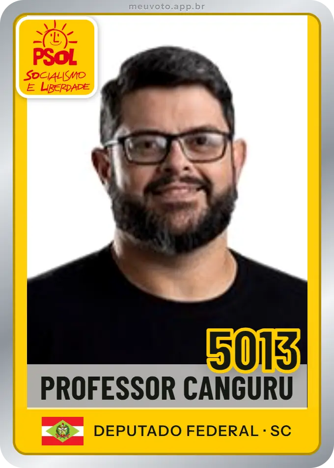 Carta de Professor Canguru, número 5013, PSOL