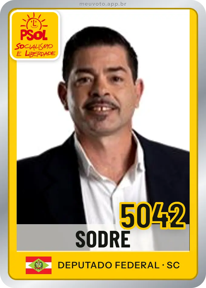 Carta de Sodré, número 5042, PSOL