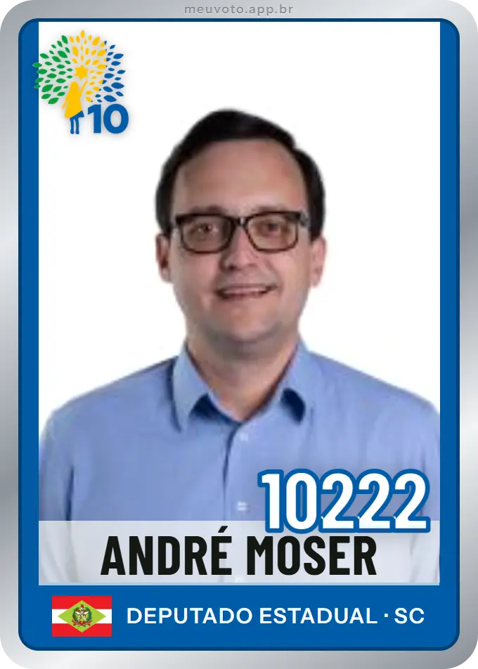 Carta de André Moser, número 10222, Republicanos