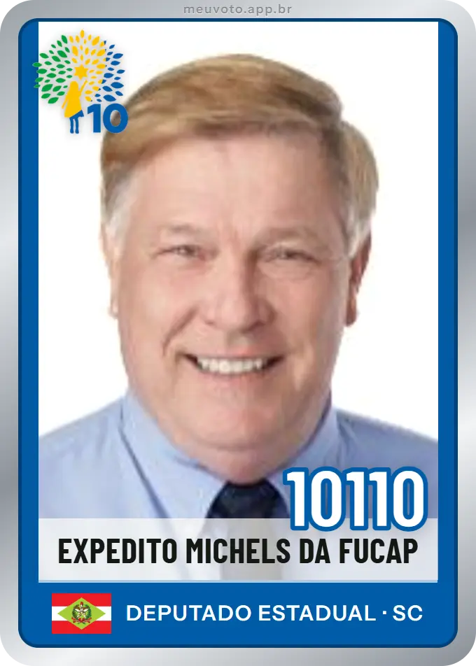 Carta de Expedito Michels da Fucap, número 10110, Republicanos