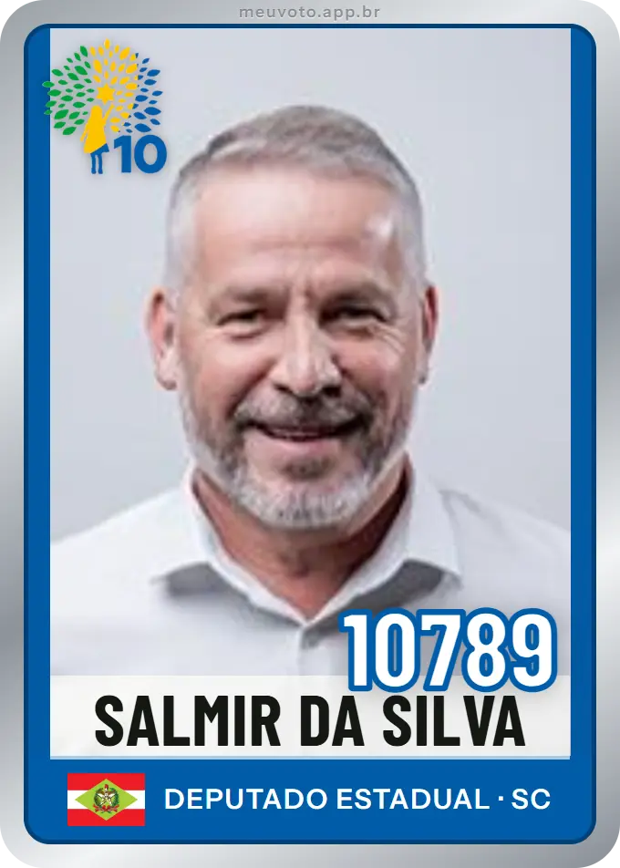 Carta de Salmir da Silva, número 10789, Republicanos