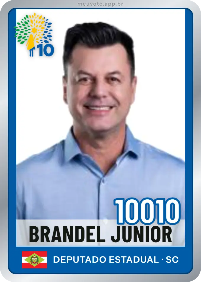 Carta de Brandel Junior, número 10010, Republicanos
