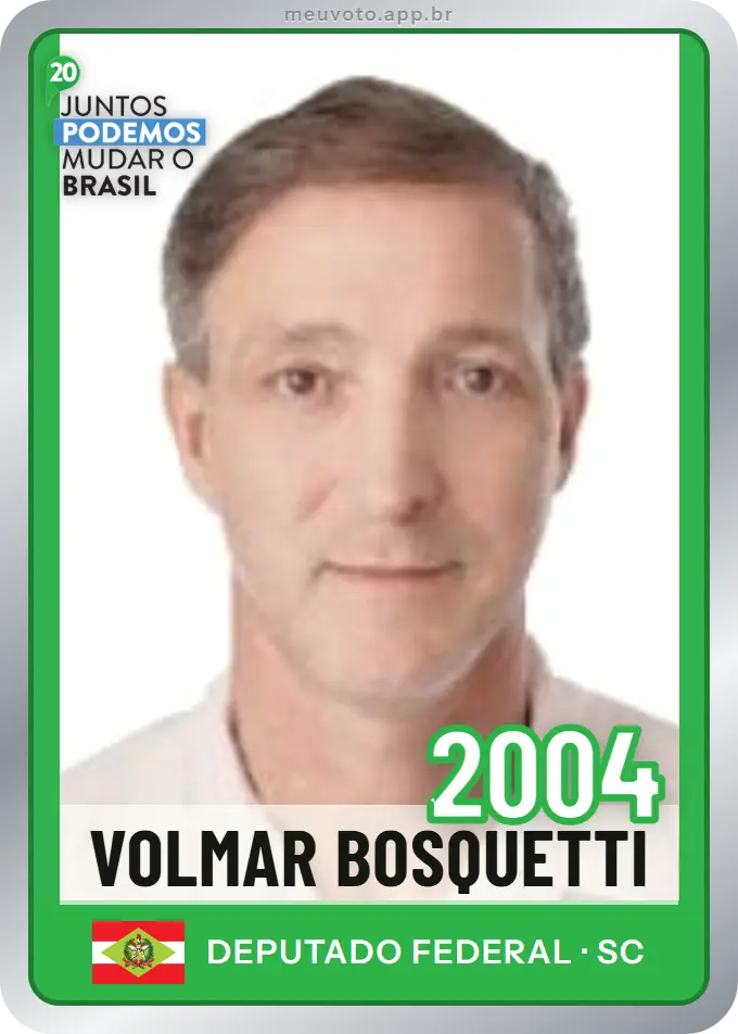 Carta de Volmar Bosquetti, número 2004, Podemos