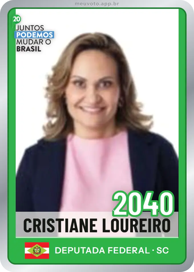 Carta de Cristiane Loureiro, número 2040, Podemos