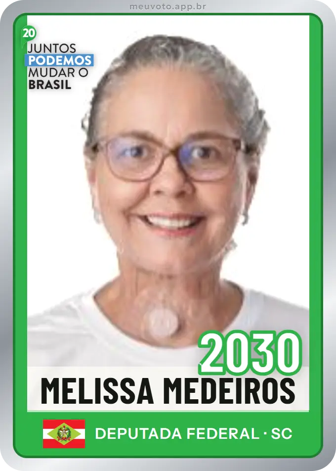 Carta de Melissa Medeiros, número 2030, Podemos