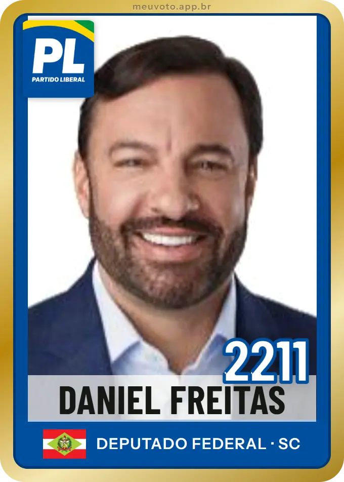 Carta de Daniel Freitas, número 2211, PL