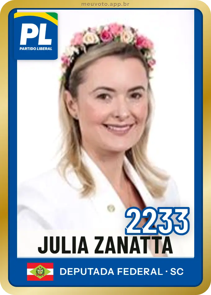 Carta de Julia Zanatta, número 2233, PL