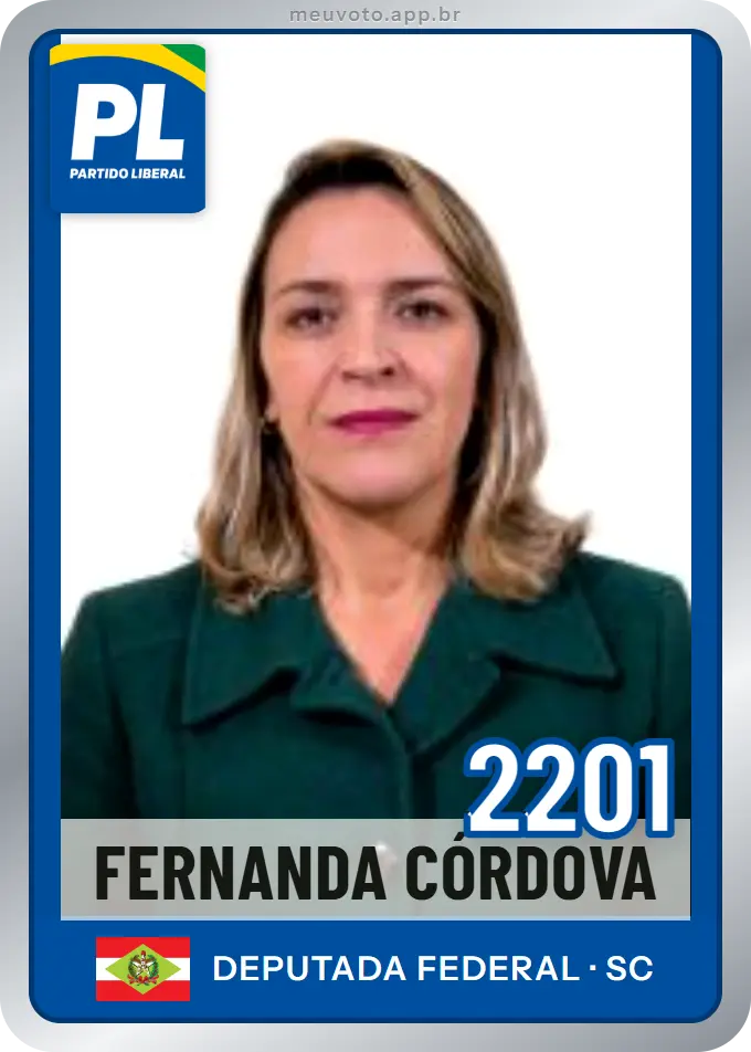 Carta de Fernanda Córdova, número 2201, PL